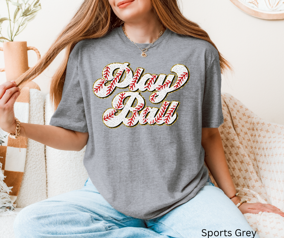 Faux Glitter Play Ball