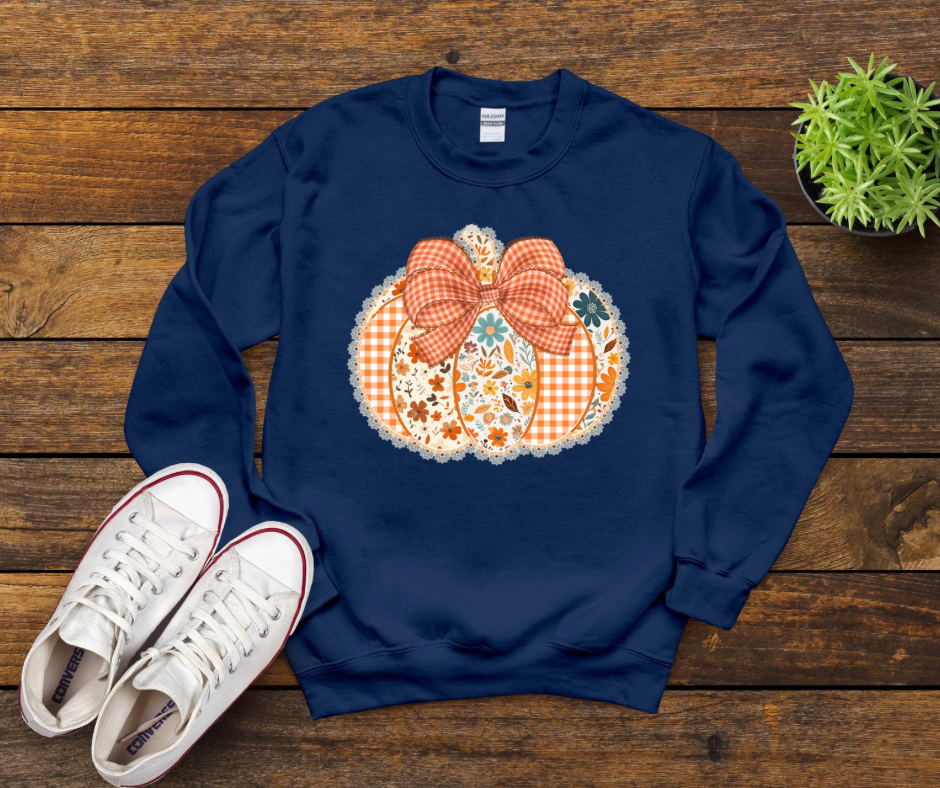 Country Chic Quilt Pumpkin