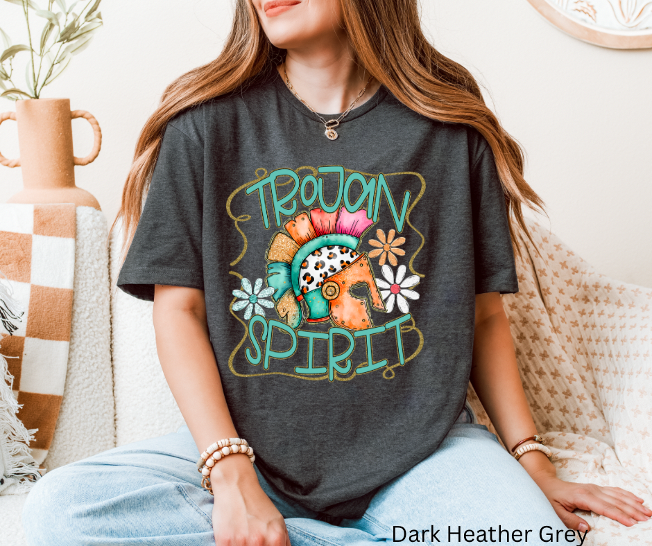 Funky Retro Spirit Trojan Helmet LC