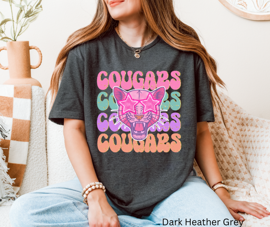 Starry Eyed Cougar Mascot