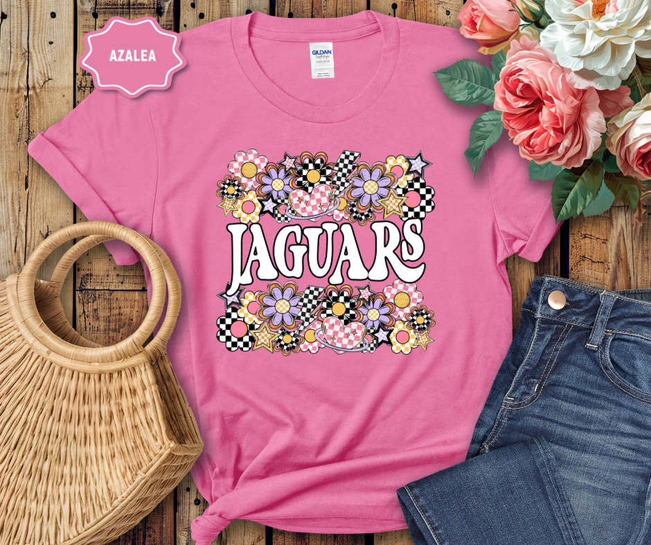 Funky Flowers Mascot Jaguars JHES