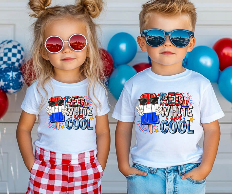 Red White & Cool Popsicle