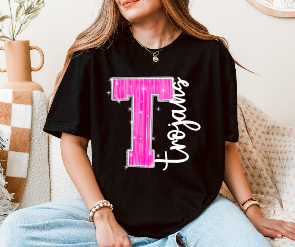 Pink T Trojans LC