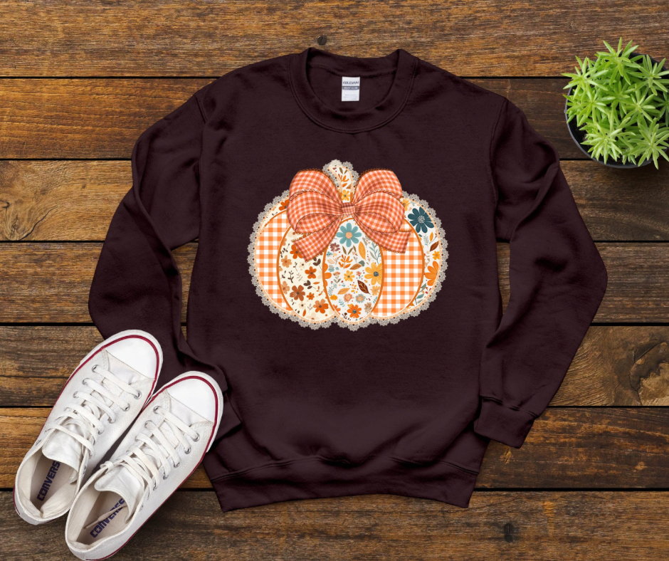 Country Chic Quilt Pumpkin