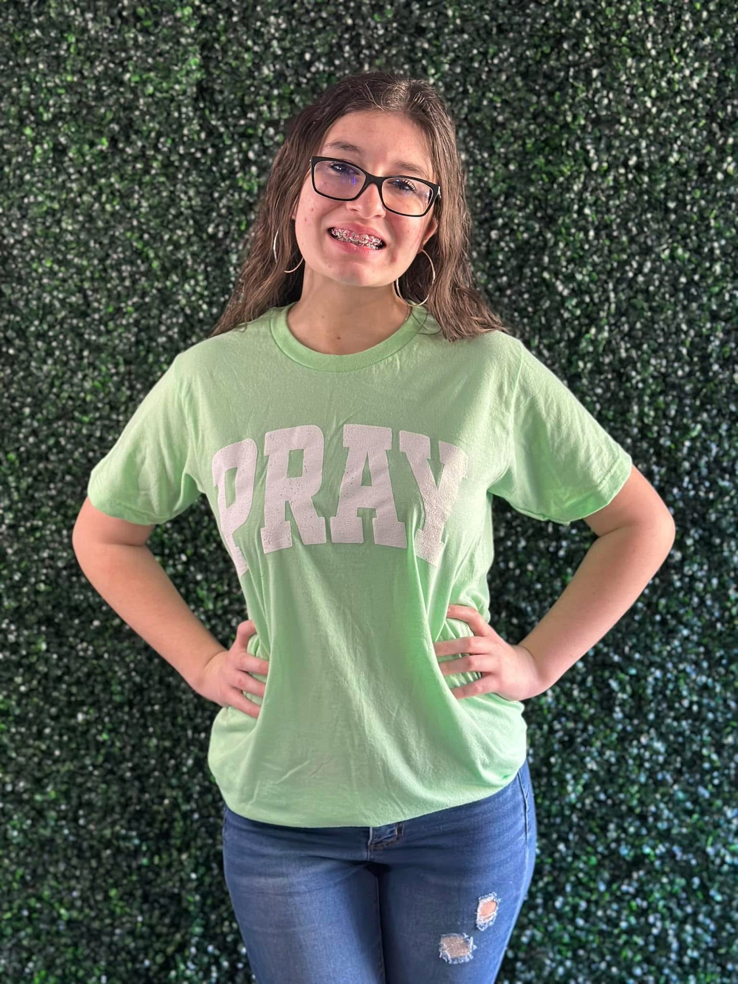 Pray Mint Tee- in stock