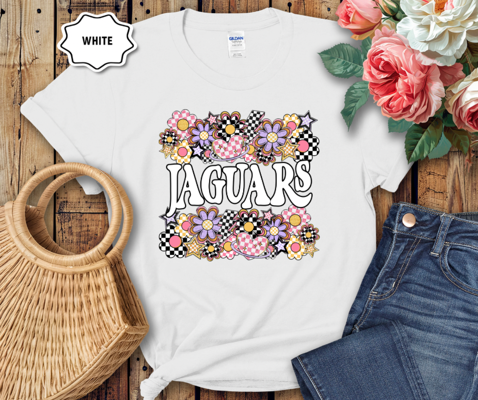 Funky Flowers Mascot Jaguars JHES