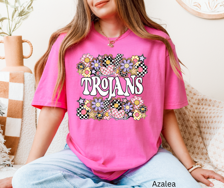 Funky Flowers Mascot Trojans LC