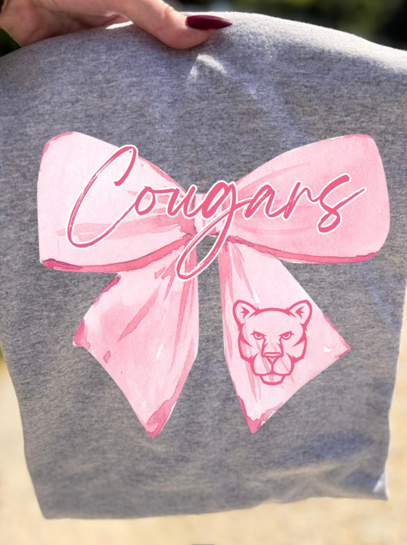 Pink Out Cougars Bow