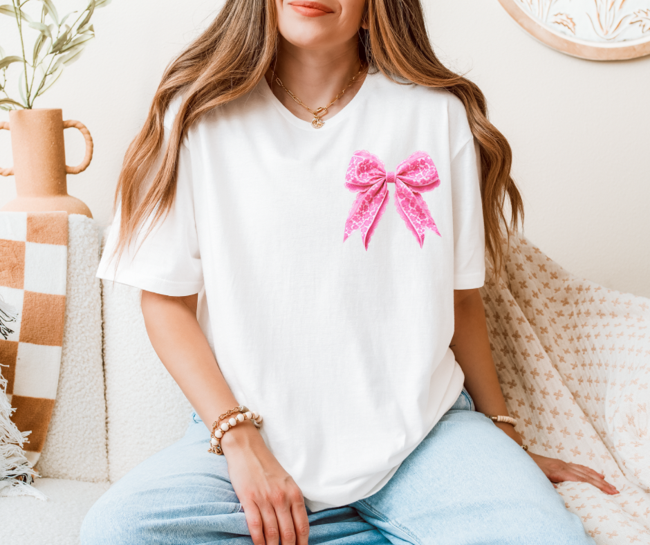 Pretty In Pink- left chest