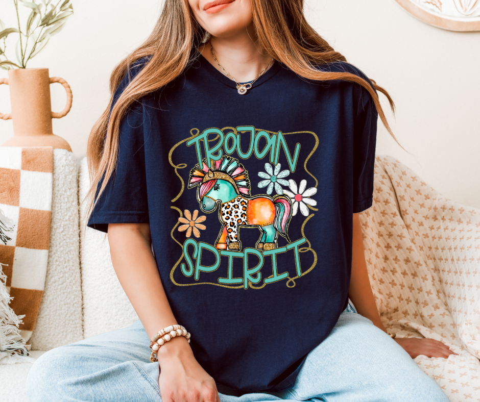 Funky Retro Spirit Trojan Horse LC