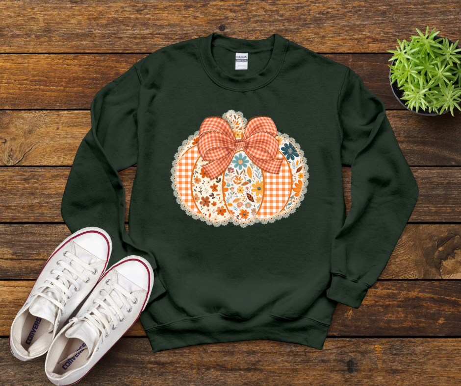 Country Chic Quilt Pumpkin