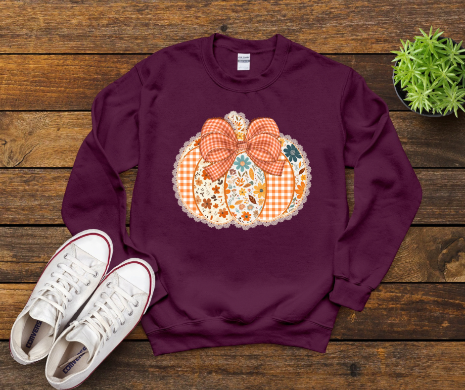 Country Chic Quilt Pumpkin