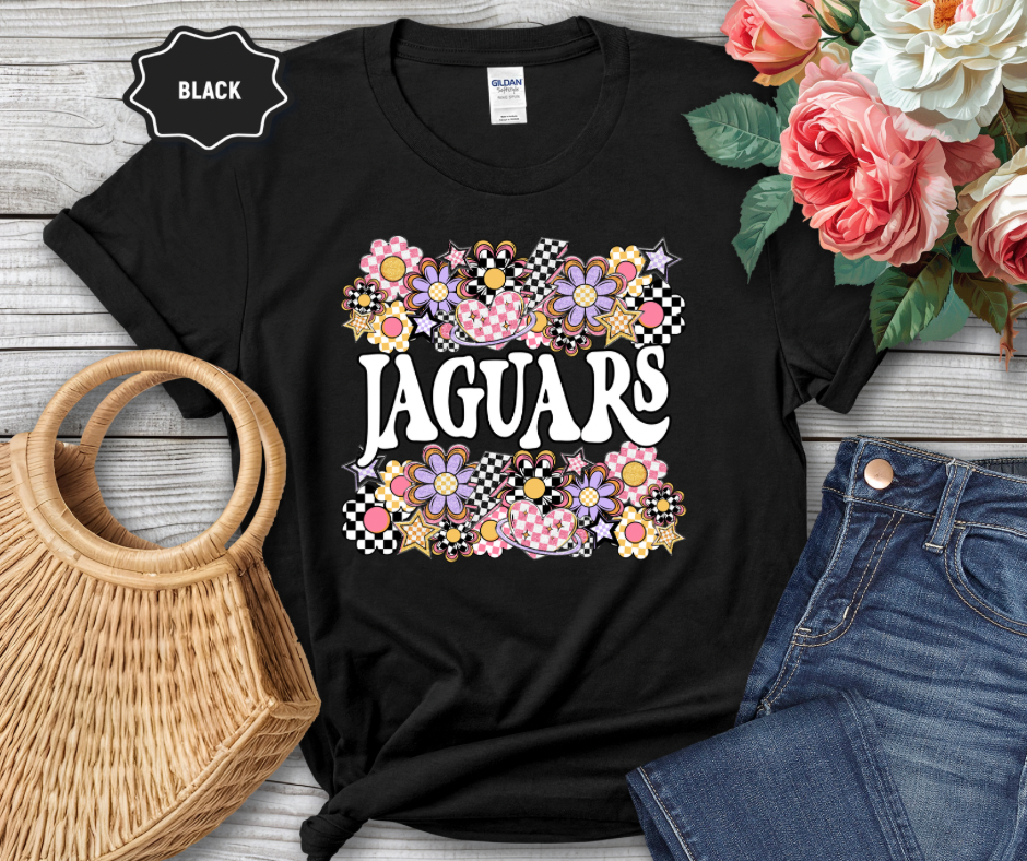Funky Flowers Mascot Jaguars JHES