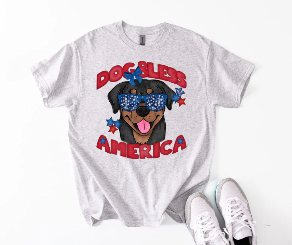Dog Bless America Rottweiler