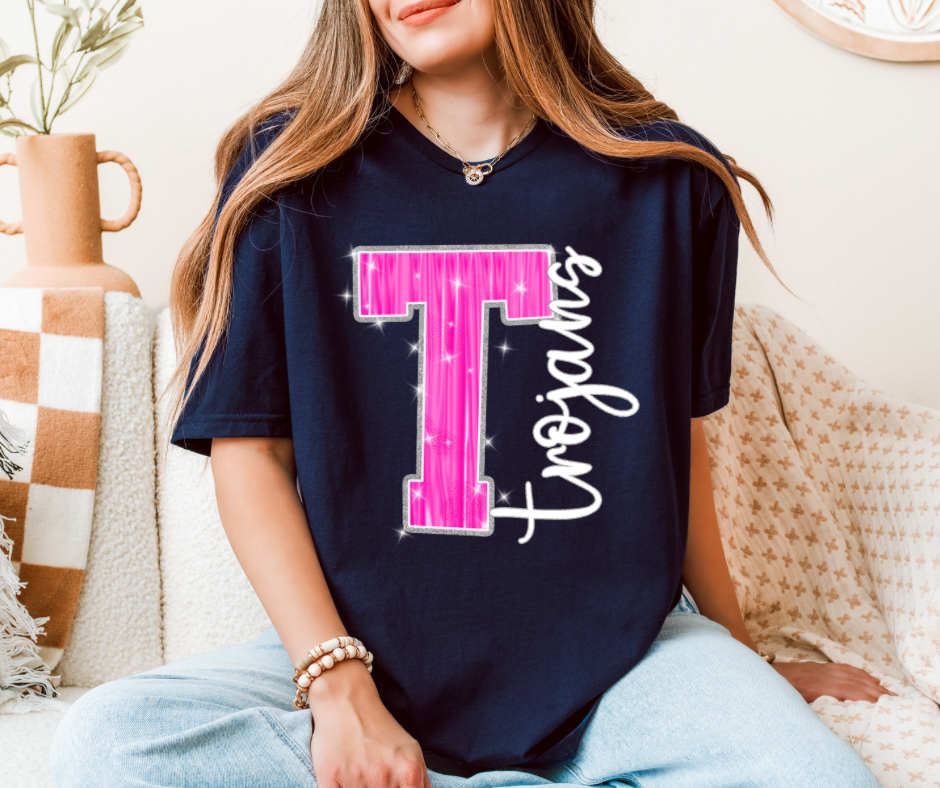Pink T Trojans LC