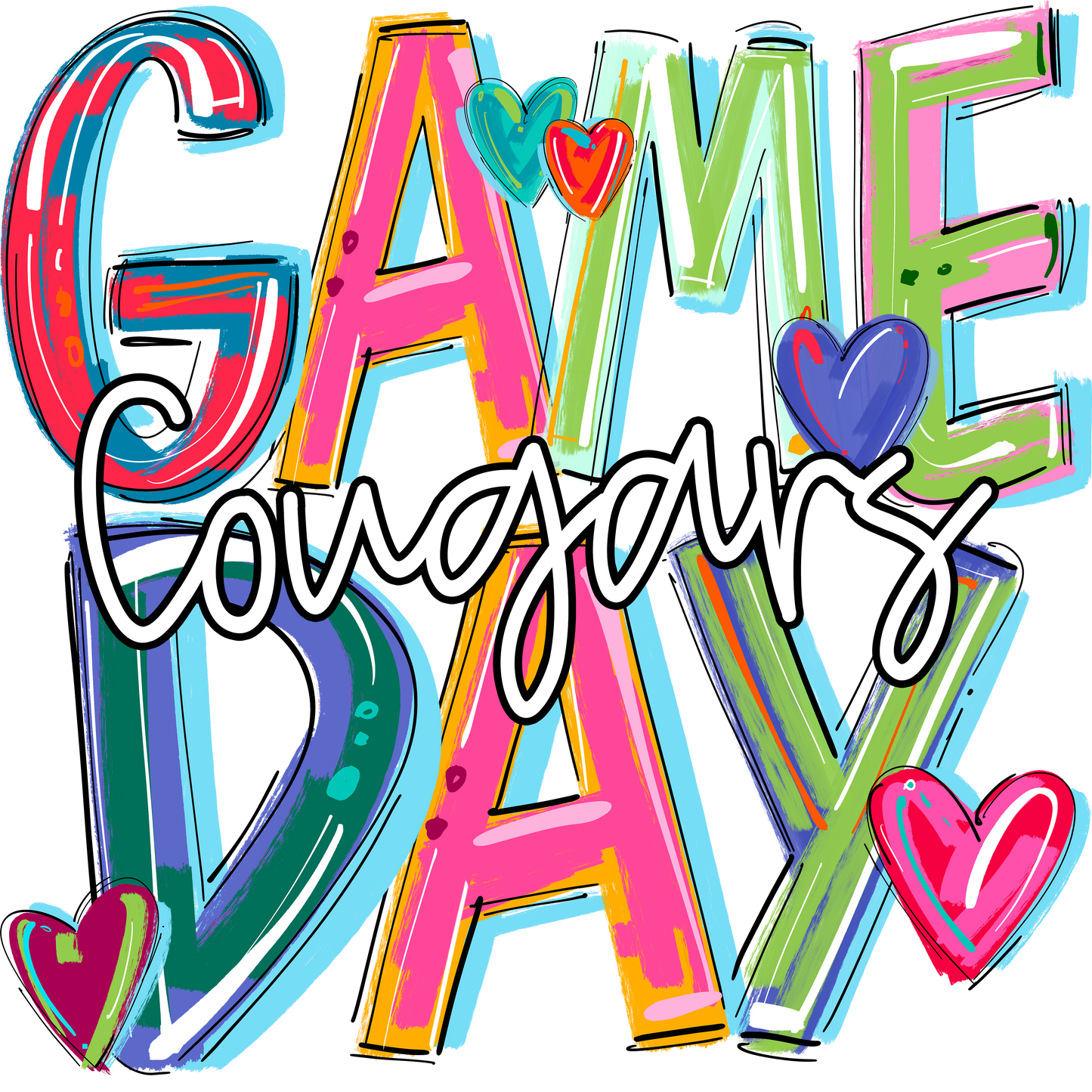 Game Day Cherry Cougars