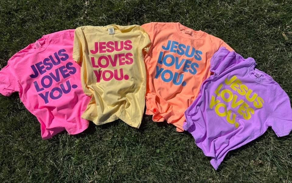 Jesus Loves You Comfort Colors