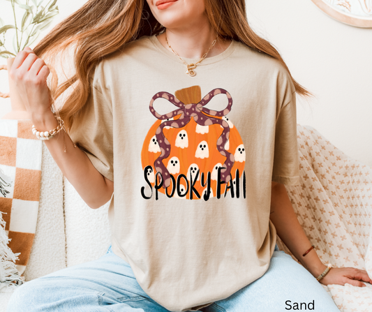 Spooky Fall Ghost Pumpkin