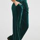 Evergreen Solid Drawstring Waist Wide Leg Pants