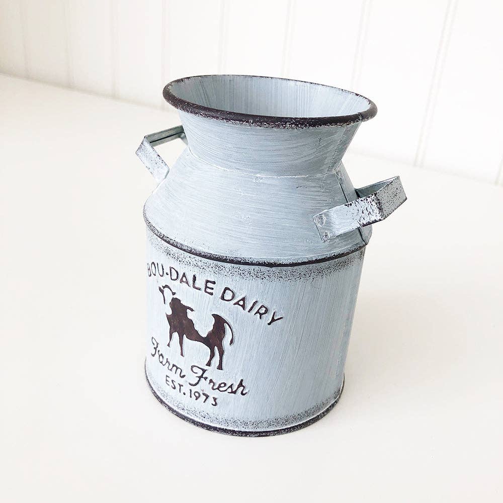 Foundations Decor Decorative Milk Cans: Antique Metal