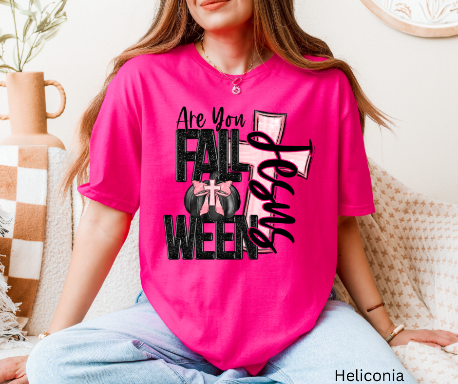 Falloween Jesus Pink Cross