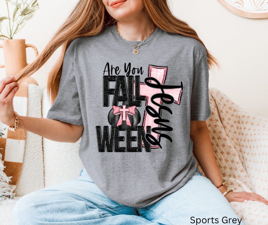 Falloween Jesus Pink Cross