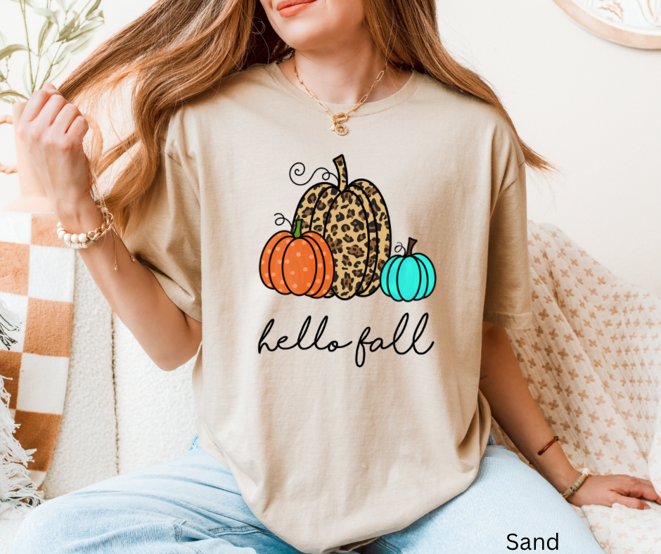 Hello Fall Pumpkins