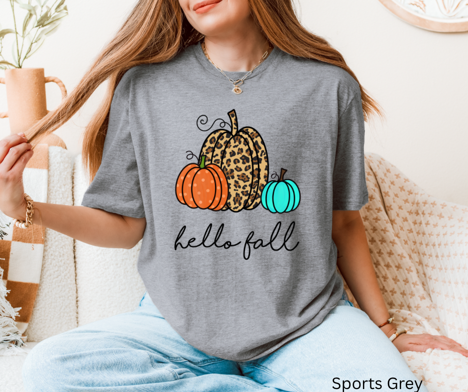 Hello Fall Pumpkins