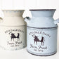 Foundations Decor Decorative Milk Cans: Antique Metal