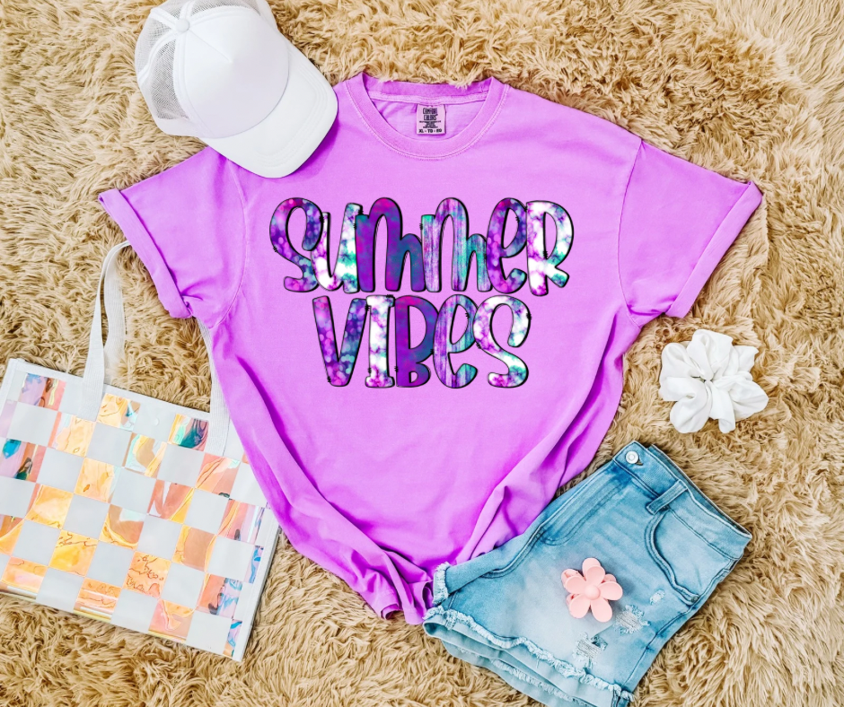Purple Summer Vibes- Comfort Colors
