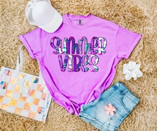 Purple Summer Vibes- Comfort Colors