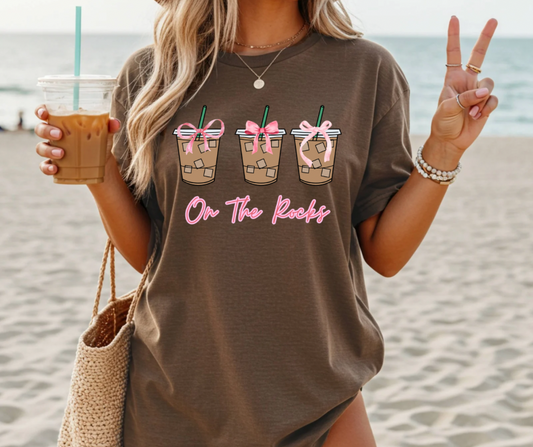 On The Rocks Iced Coffee - Comfort colors