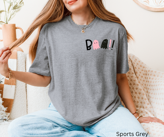 Pink Boo - left chest