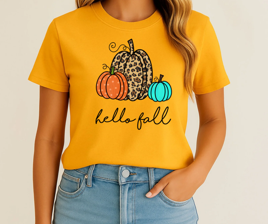 Hello Fall Pumpkins