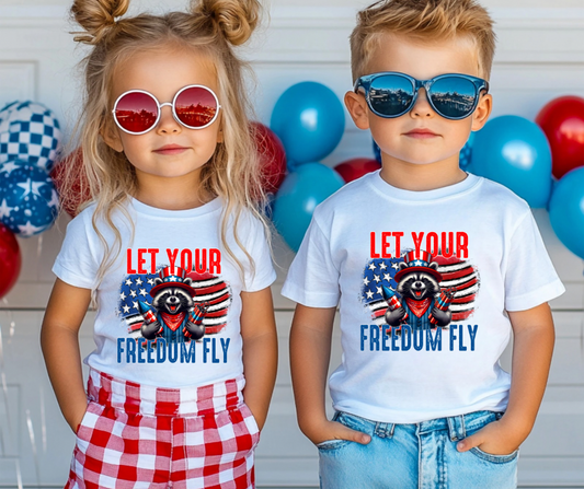 Let Your Freedom Fly Raccoon
