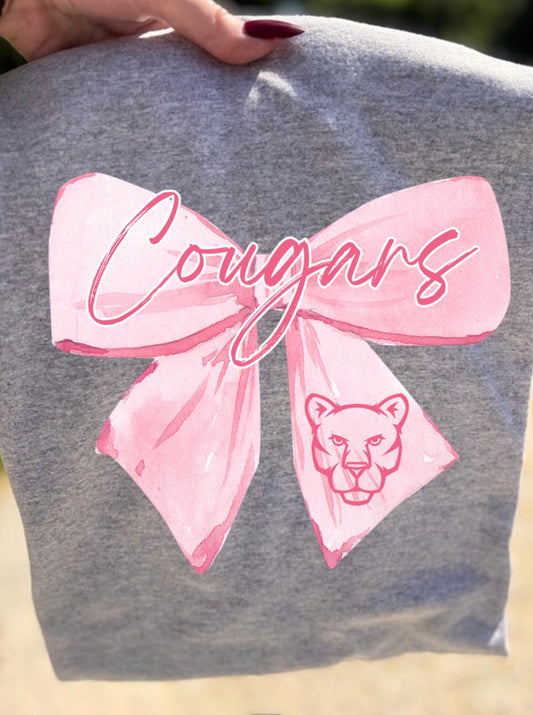 Pink Out Cougars Bow