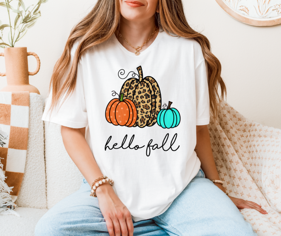 Hello Fall Pumpkins