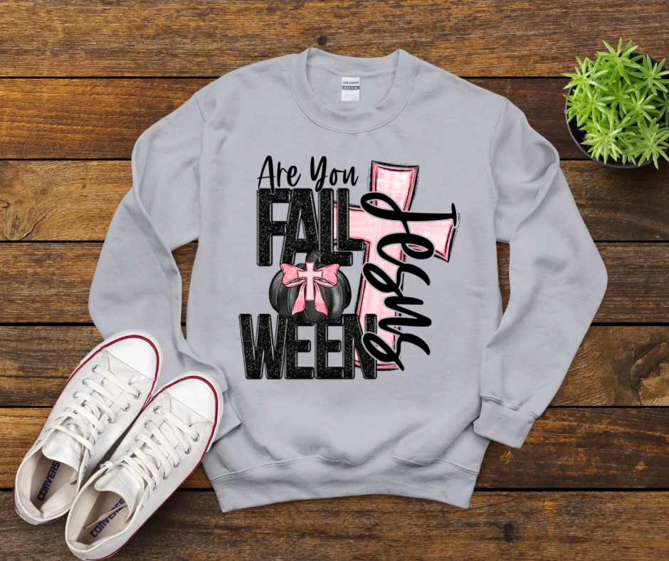 Falloween Jesus Pink Cross