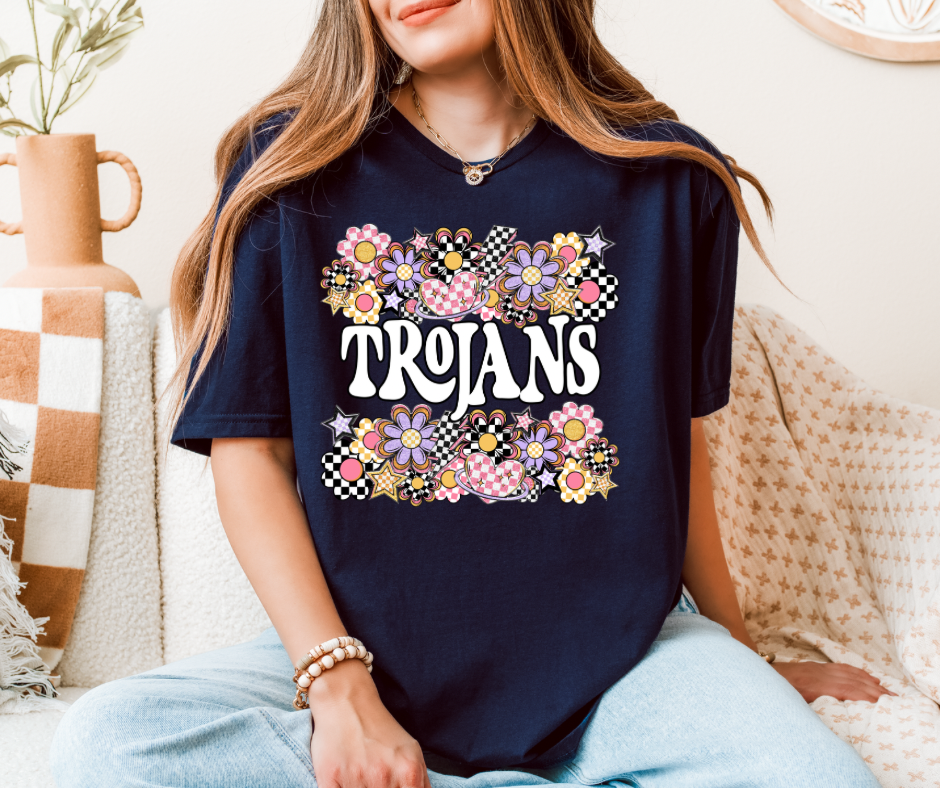 Funky Flowers Mascot Trojans LC