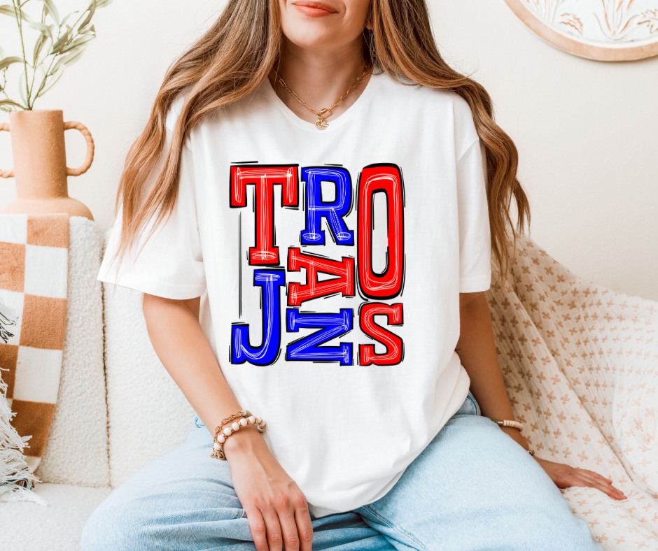 Trojans Red Blue LC