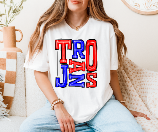 Trojans Red Blue LC