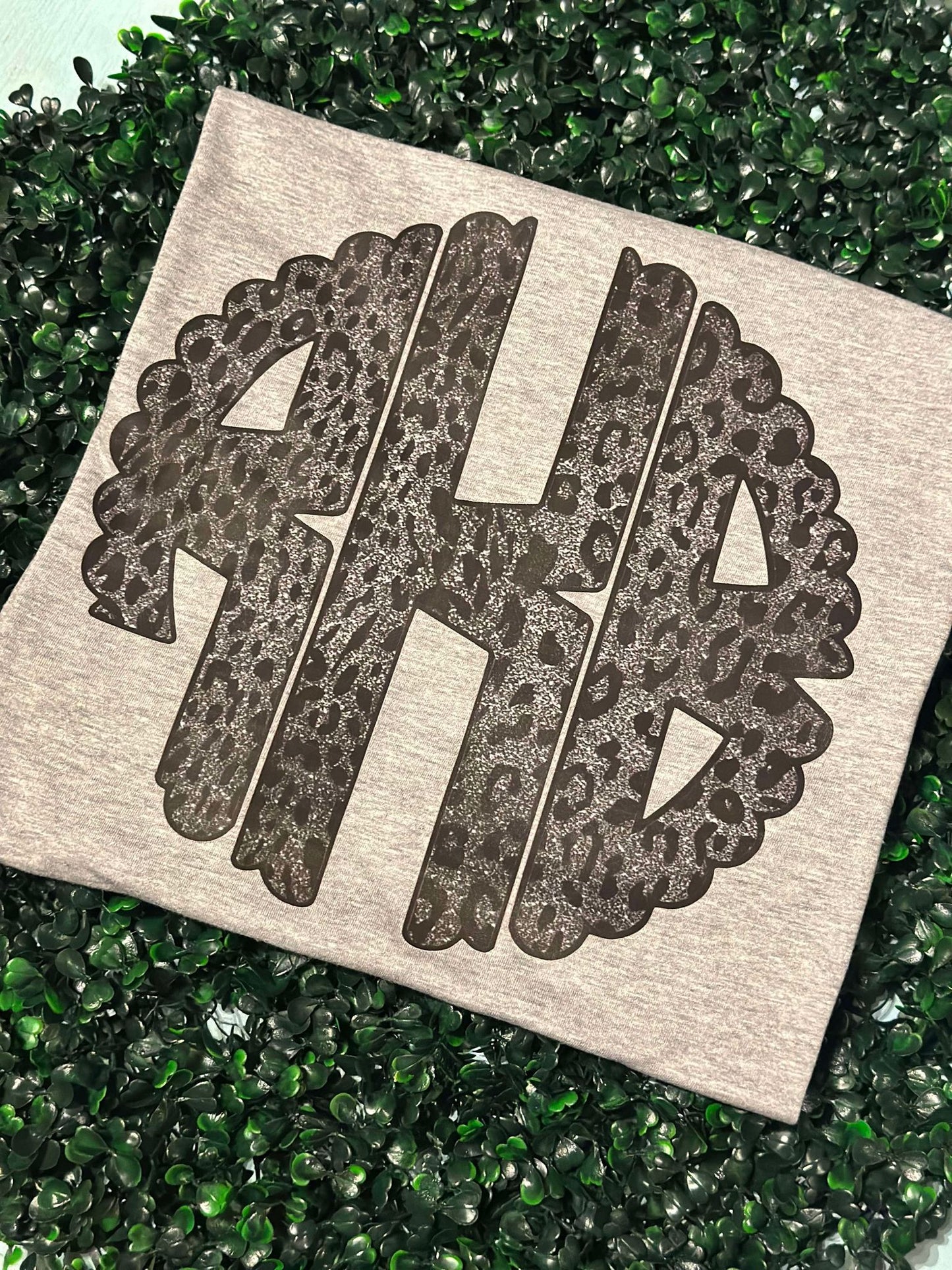 Cheetah Monogram Print