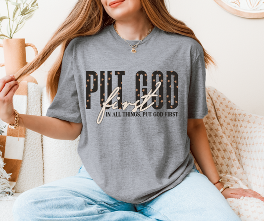 Put God First In All Things