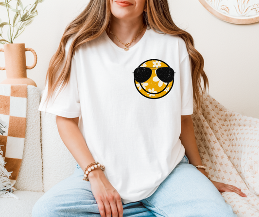 Daisy Left Chest Smiley