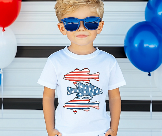 Stacked Patriotic Bass