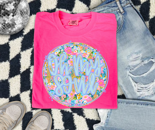 Oh My Soul Floral Circle - Comfort Colors
