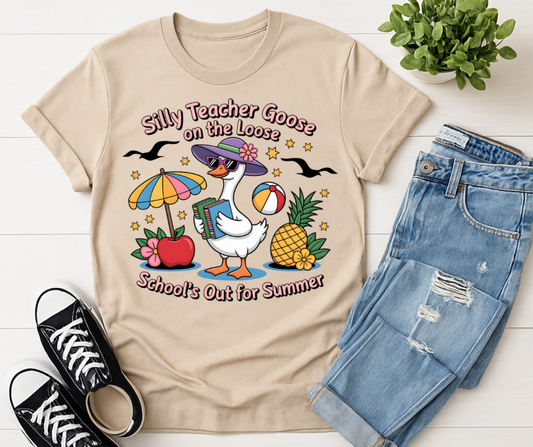 Silly Teacher Goose On The Loose