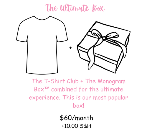 Monthly Monogram Box Combo