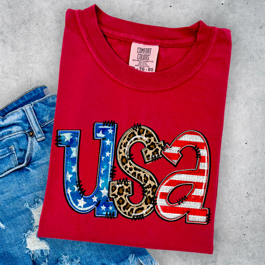 USA gildan tee