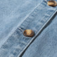 Dusk Blue Slit Buttons Pocketed Denim Jacket